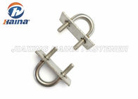 316 304 Stainless Steel Non Standard Thread Round U Bolts With Plate