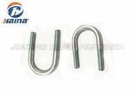 Inch Carbon Steel Blue / White ZInc Plated Round Bend U Bolts