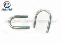 Inch Carbon Steel Blue / White ZInc Plated Round Bend U Bolts