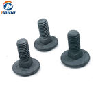 Hot Dip Galvanized Mushroom Head Coach carriage bolts For Electric Tower