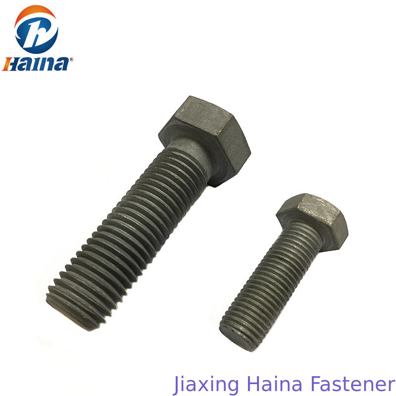 PART THREADED GRADE 8.8 BLACK SELF COLOUR HEXAGON HEX HEAD BOLTS DIN931 M20