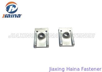 Galvanized U Clip Haina Fastener Spring Steel Black Oxide M6 * 22 * 28 For Iron Board Fixed
