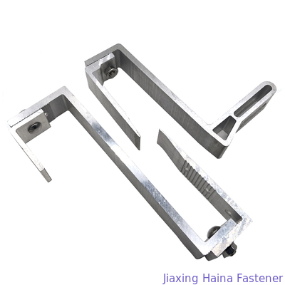 Adjuatable Bracket Tin Roof PV Mounting Structure Aluminum Solar Panel Mount Clamp