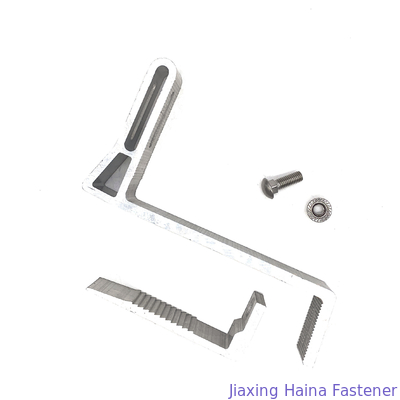 Adjuatable Bracket Tin Roof PV Mounting Structure Aluminum Solar Panel Mount Clamp
