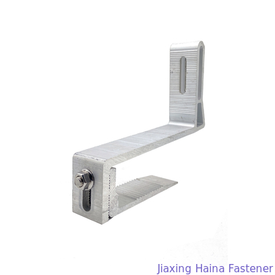Adjuatable Bracket Tin Roof PV Mounting Structure Aluminum Solar Panel Mount Clamp