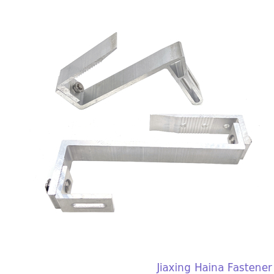 Adjuatable Bracket Tin Roof PV Mounting Structure Aluminum Solar Panel Mount Clamp