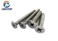 DIN7981 Stainless Steel 304 316 CSK Head Self Tapping screw For Metal sheets