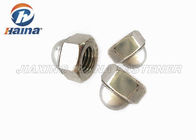 DIN 1587 Stainless Steel 304 316 Prevailing torque type hex cap nuts