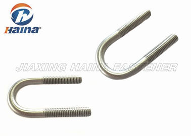 Zinc Plated M8 / M12 Diameter Round / Square Bend U Bolts