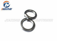 A2 Stainless Steel Spring Lock Washer Self Color 2 - 30mm Diameter With Square End