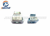Square Lock Hex Head Nuts Carbon Steel Blue White Zinc Plated M3 M4 M5 M6 M8