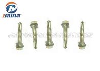 Carbon Steel 4.8 5.8 drive Painted Hex Head Self Drilling Screws and washers