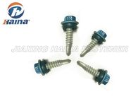 Carbon Steel 4.8 5.8 drive Painted Hex Head Self Drilling Screws and washers