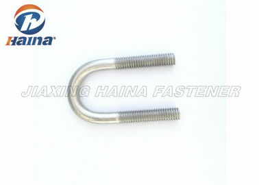 A2 A4 Combined Thread Ends Machinery U Bolts with nuts and plate