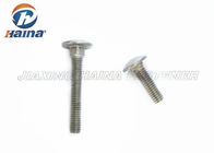 SS304 M8 Full Thread Square Neck Bolts 50mm Length carriage bolts