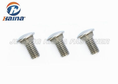 SS304 M8 Full Thread Square Neck Bolts 50mm Length carriage bolts