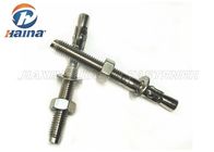 Round Head Customized A2 A4 Concrete Fixing Stainless Steel Through Bolts