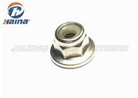 Stainless Steel A4 - 70 Plain Color Metric Thead Hex Flange Nylock Nuts