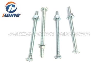 Carbon Steel 4.8 5.8  Zinc Plated M6 Overlength long Carriage Bolt