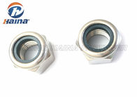 Stainless Steel 304 316 DIN985 Passivation  Hex Nylon Inset Lock Nuts