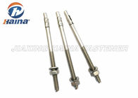 Wedge Concrete SS304 / SS316 NO Finish For Metal Construction Anchor Bolt