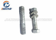 HDG Double End Threaded Studs M22 Hex Head Bolts and Nuts with Washers