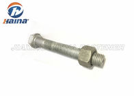 DIN 931 Hex Head Bolts With Nut Carbon Steel Dacromet Surface Double End Threaded