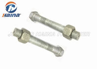 DIN 931 Hex Head Bolts With Nut Carbon Steel Dacromet Surface Double End Threaded