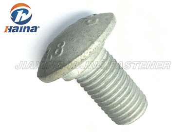 Hot forging Large Head Plated Coarse Thread Square neck Carriage Bolt