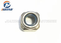 304 Stainless Steel Square Insert Nylon Lock Nuts For Locking Connector