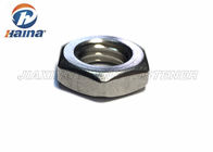 Stainless Steel Hex Nuts SS304 SS316 , Hexagon Thin Nuts Chrome Plated DIN 936