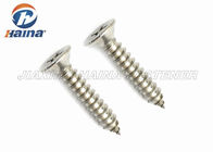 A2 A4 Stainless Steel Cross Recessed DIN7997 Contersunk Self Tapping metal Screws for steel