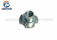 DIN 1624 Tee Nuts Claws Nut Carbon Steel Zinc Plated Four Claws Nuts for Furnitures