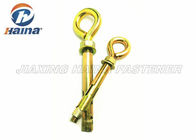 Yellow Color Stainless Steel 304 316 Expansion Galvanized Sleeve Anchor With Eye Bolt