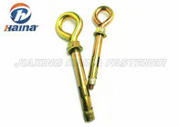 Yellow Color Stainless Steel 304 316 Expansion Galvanized Sleeve Anchor With Eye Bolt