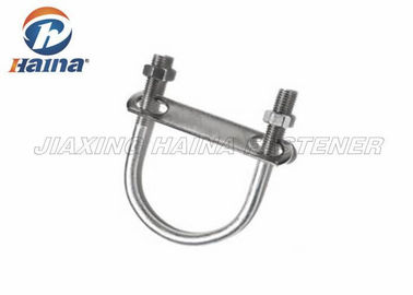 SS316 SS304L Stainless Steel U Bolts and Washer For Metal Buliding