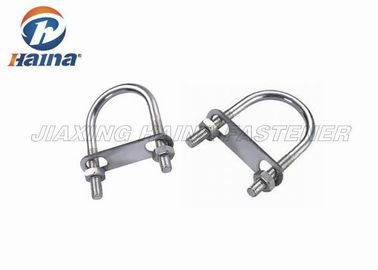 SS316 SS304L Stainless Steel U Bolts and Washer For Metal Buliding