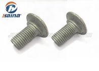 Black Oxidized Stainless Steel Custom Fasteners , Highway Guardrail Splice Bolts For Wire Rod
