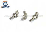 Plain Finish Stainless Steel 304 316 M4-M64 Cold Forged Butterfly  Wing Nut