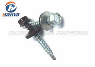 Zinc Plated Color Painted Head Self Drilling Screws and EPDM Washer