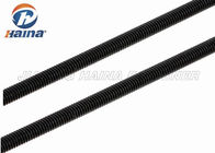 DIN975 Carbon Steel Material Black Coating Fully Threaded Rod For Building