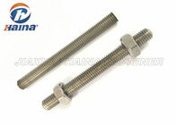 316 Stainless Steel Stud Bolts Double End Metric Threaded Rod For Industrial
