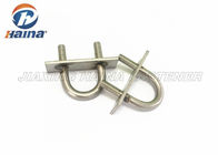 SS316 SS304L Stainless Steel U Bolts and Washer For Metal Buliding