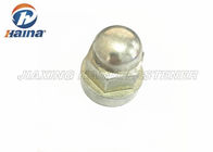 White Zinc Plated Hex Head Nuts Carbon Steel For Electronic Machines Grade 8.8