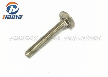 4 Inch 316 Stainless Steel Mushroom Head Square Neck DIN 603 Carriage Bolts