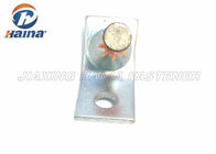 Round Head Steel Concrete Nails Alloy Steel Shoot Nails With Orange Washer