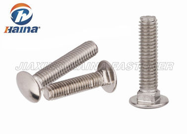 A2 70 / 304 Stainless Steel Round Head Neck Half Thread carriage bolts