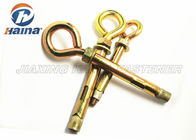 Metric Thread Concrete Fixing Zinc Plated Eye Bolt With Sleeve Anchor