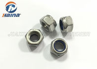 DIN 985 304 Stainless Steel Hex Nylon Insert Lock Nuts For Locking Connector