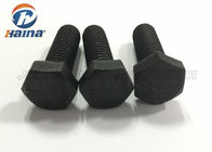 DIN 933 High Holding Power Full Threaded Rod Hex Head Bolts With Black Surface Treatment